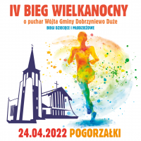 Plakat IV Bieg Wielkanocny