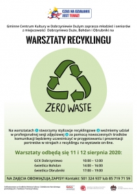 Warsztaty recyklingu